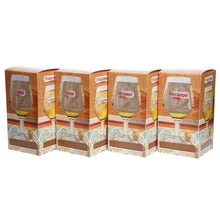 Load image into Gallery viewer, Set of 4 x Cruzcampo Pint Chalice Glasses 20oz Brand New Genuine Pub Man Cave
