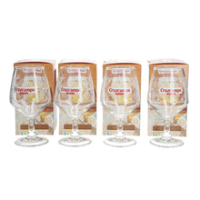 Load image into Gallery viewer, Set of 4 x Cruzcampo Pint Chalice Glasses 20oz Brand New Genuine Pub Man Cave

