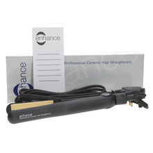 Load image into Gallery viewer, Enhance Professional salon Ceramic Hair Straightener Slim length 90mm plates
