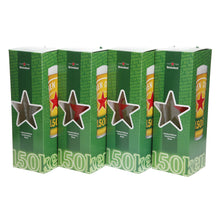 Load image into Gallery viewer, 4 X Exclusive Heineken 150th Birthday Pint Glasses, New And Boxed
