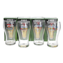 Load image into Gallery viewer, Heineken pint glasses special edition team GB set of 4 collectables mancave
