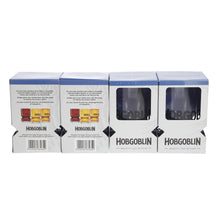 Load image into Gallery viewer, 4 X Hobgoblin Stubby Pint Glasses Gift Boxed Brand New Style Halloween glass
