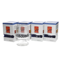 Load image into Gallery viewer, 4 X Hobgoblin Stubby Pint Glasses Gift Boxed Brand New Style Halloween glass
