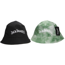 Load image into Gallery viewer, 2 x Jack Daniels Bucket Hat Green Black Reversible Holiday Festival collectables
