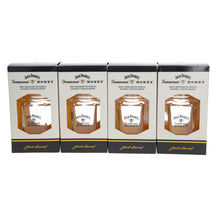 Load image into Gallery viewer, Jack Daniel's Tennessee Honey Whiskey Mason Drinking Jar set of 4 collectables
