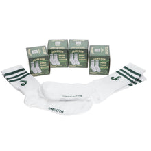 Load image into Gallery viewer, Jameson Irish Whiskey Tube Socks Green &amp; White One Size Brand New 2025 set of 4
