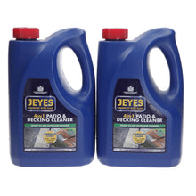 Load image into Gallery viewer, Jeyes 4 In 1 Patio &amp; Decking Cleaner 2X2 Litre =4L Patio Cleaner Fluid for Paths
