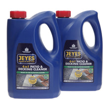 Load image into Gallery viewer, Jeyes 4 In 1 Patio &amp; Decking Cleaner 2X2 Litre =4L Patio Cleaner Fluid for Paths
