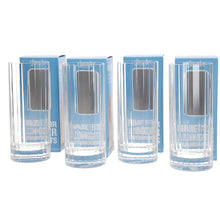 Load image into Gallery viewer, Jimador Tall slim cut glasses 15.5cm tall set of 4 collectables bar mancave
