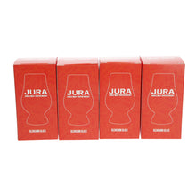 Load image into Gallery viewer, 4 X Glencairn Official Jura Branded Whisky Nosing Tasting Glass Gift Boxed NEW

