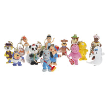 Load image into Gallery viewer, Artoy keyrings hand painted novelty characters assorted set of 14 collectables
