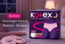 Load image into Gallery viewer, Kotex Overnight Period Panties Size M - L 360° Anti-Leakage Pack of 10 pcs
