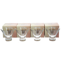 Load image into Gallery viewer, 4 X MALIBU MARTINI GLASS ENGRAVED COCKTAIL BOXED PARTY NEW
