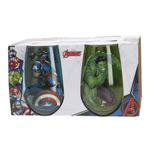 Load image into Gallery viewer, Marvel Tumblers Hulk Iron Man Captain Amercia Thor collectables set of 4

