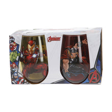 Load image into Gallery viewer, Marvel Tumblers Hulk Iron Man Captain Amercia Thor collectables set of 4
