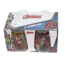Load image into Gallery viewer, Marvel Tumblers Hulk Iron Man Captain Amercia Thor collectables set of 4
