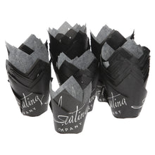 Load image into Gallery viewer, Black Tulip Muffin Wraps Cases Professional Greased Easy Peeling Paper Style 200 cases
