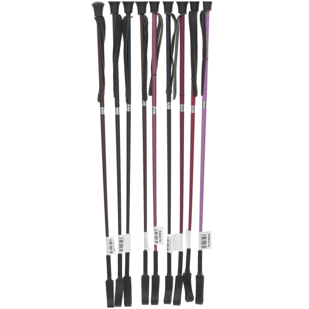 Edward Goddard 65cm Horse Whips multi colours 10 pack riding dressage