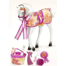 Load image into Gallery viewer, Our Generation Foal - Lipizzaner 46cm white foal with accessories
