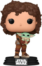 Load image into Gallery viewer, Funko POP! Star Wars Peli Motto with Grogu The Mandalorian #665 Vinyl Figure New
