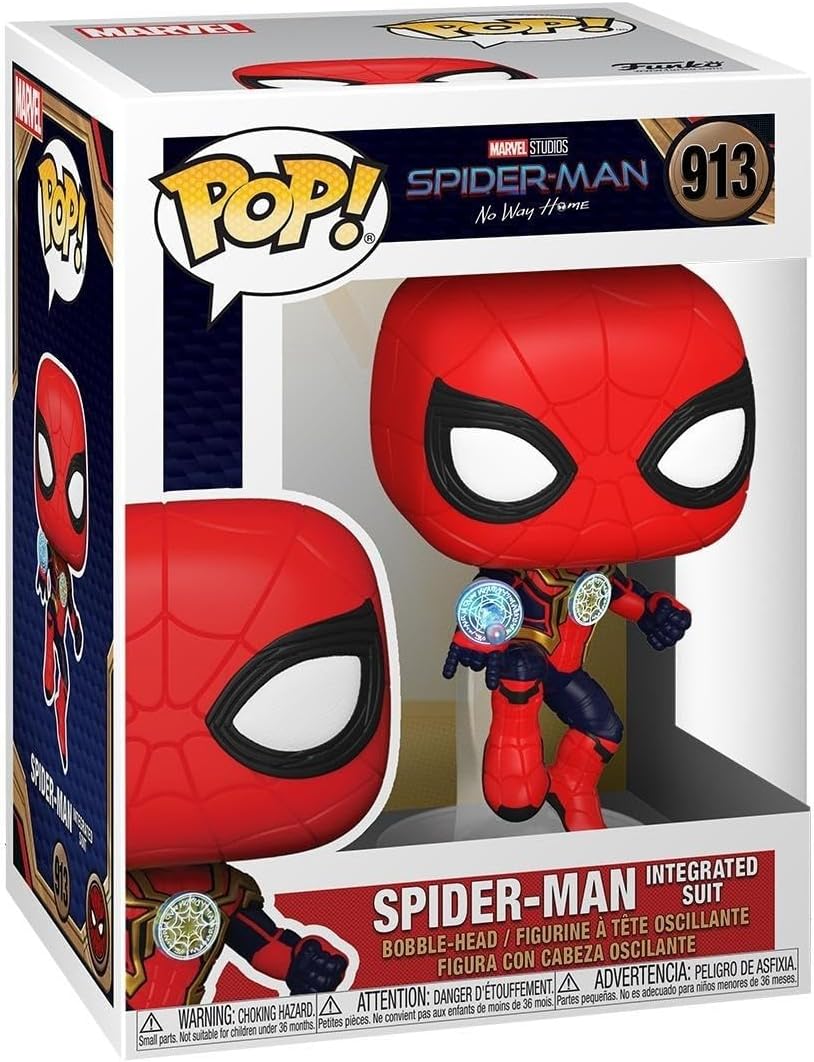 Funko Pop! Marvel: Spider-Man - (Integrated Suit)  Spider-man  Collectable Vinyl