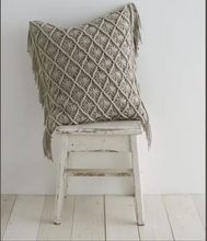 Load image into Gallery viewer, Pineapple Elephant Macrame Hand Knotted Diamond 100% Cotton Cushion Cover
