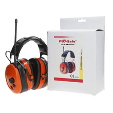 Load image into Gallery viewer, Prosafe ear defenders with Radio Built AM FM Radio Ear Defenders
