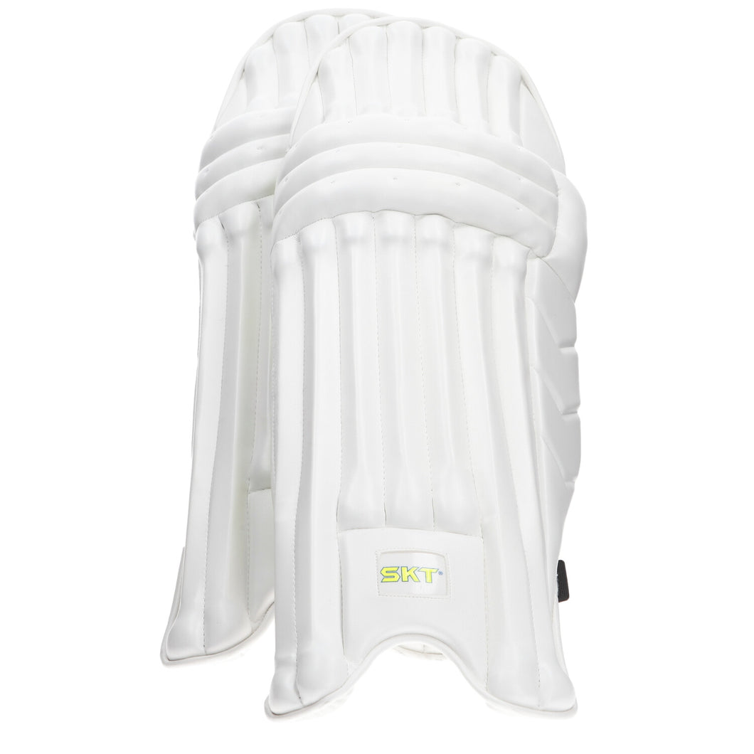 Players Edition Cricket Batting Pads SKT Cricket Guards Batting Guards White