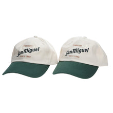 Load image into Gallery viewer, 2 X San Miguel Baseball Hats collectables mancave party pub bar collectables
