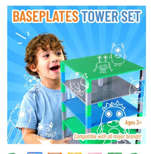 Load image into Gallery viewer, Compatible with Lego Toy Building Block - Stackable Baseplates 10&quot; x 10&quot; 56 PCS
