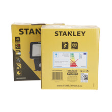 Load image into Gallery viewer, 2 x Stanley. branded. Outdoor. LED flood light.PIR Slimline. 10 watt
