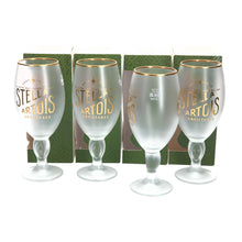 Load image into Gallery viewer, 4 x Stella Artois Special Edition Frosted Glasses 1/2pint collectables mancave
