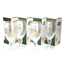Load image into Gallery viewer, 4 x Stella Artois Special Edition Frosted Glasses 1/2pint collectables mancave
