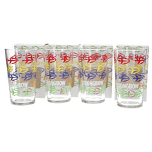 Load image into Gallery viewer, Strongbow Pint Glasses new design mancave pub bar collectables set of 4
