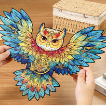 Load image into Gallery viewer, Rowood Owl Flower Wooden Jigsaw Puzzle TA004 200PCS
