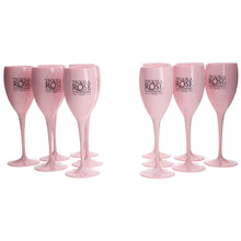 Load image into Gallery viewer, Tequila Rose Strawberry Cream 175ml PLASTIC Flute Champagne Glass Brand New SET OF 12
