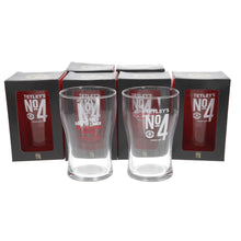 Load image into Gallery viewer, 6 x Tetley&#39;s No 4 Premium Lager One Pint 20oz Bitter Glass
