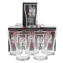 Load image into Gallery viewer, 6 x Tetley&#39;s No 4 Premium Lager One Pint 20oz Bitter Glass
