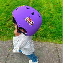 Load image into Gallery viewer, Purple Kids Helmet for Scooters and Bikes RollerMAX size medium

