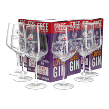 Load image into Gallery viewer, Whitley Neil Stemmed glasses set of 6 pub bar mancave collectables
