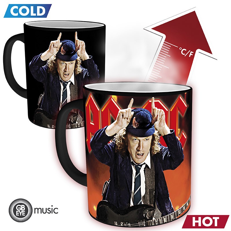 AC/DC Mug heatchanging. Collectables