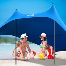 Load image into Gallery viewer, AKASO Large Portable Beach Canopy BT14 wind water and shade cover sun protection
