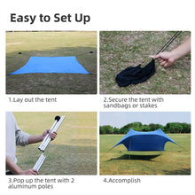 Load image into Gallery viewer, AKASO Large Portable Beach Canopy BT14 wind water and shade cover sun protection
