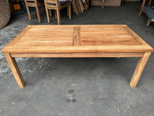 Load image into Gallery viewer, Teak coffee table H45 L120 W60cm indoor or outdoor (SECONDS)

