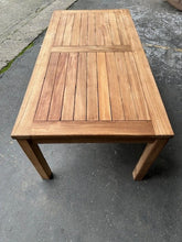 Load image into Gallery viewer, Teak coffee table H45 L120 W60cm indoor or outdoor (SECONDS)
