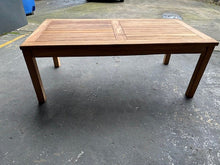 Load image into Gallery viewer, Teak coffee table H45 L120 W60cm indoor or outdoor (SECONDS)
