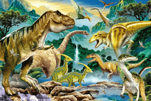 Load image into Gallery viewer, 3D Jigsaw Puzzle Howard Robinson 150 Pieces 18"X12"-Dinosaur Valley
