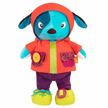 Load image into Gallery viewer, B. Toys Giggly Zippies Woofer Sensory Activity Dog 2 years motor skills
