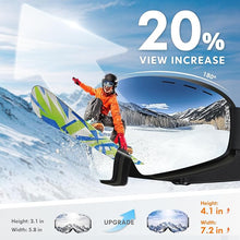 Load image into Gallery viewer, DADA-PRO Ski Goggles Mens Women Skiing Goggles Adults Over Glasses OTG Anti Fog
