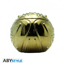 Load image into Gallery viewer, OFFICIAL HARRY POTTER 3D SHAPED GOLDEN SNITCH COFFEE CUP MUG WITH LID GIFT BOX
